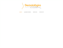 Tablet Screenshot of dermatologica.com.pe